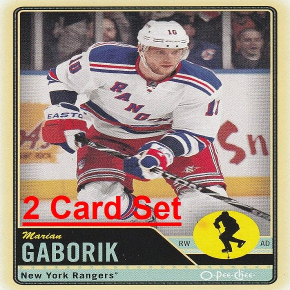 Marian Gaborik NYR Hockey Card Collection